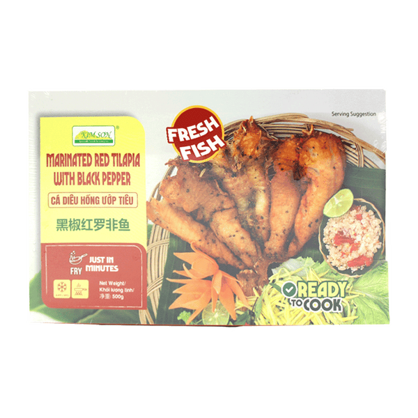 Kim Son Marinated Red Tilapia With Black Pepper 500G (Frozen)