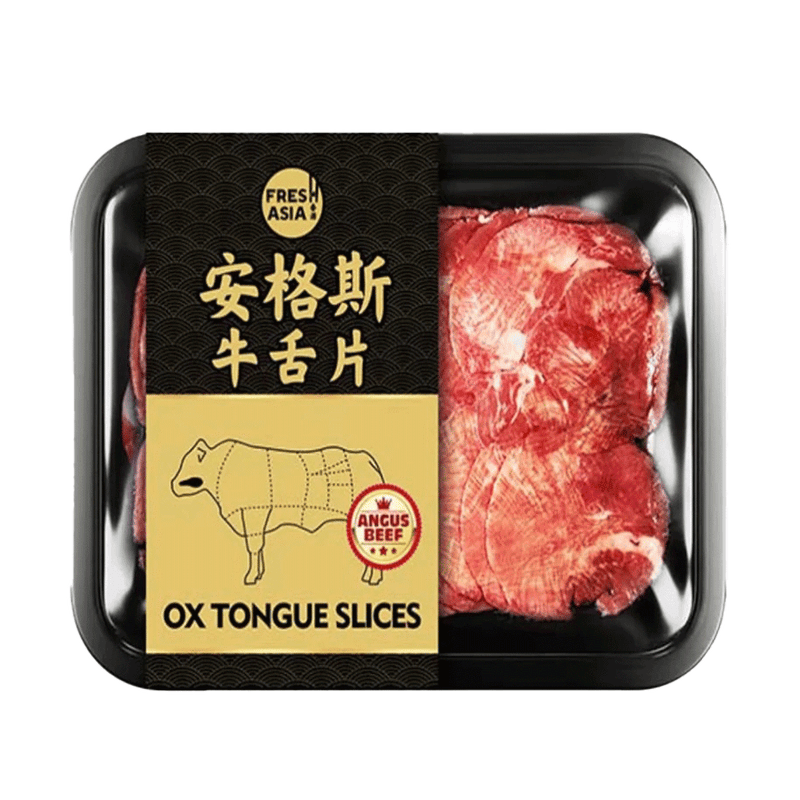 FRESHASIA Angus Ox Tongue Slices 200g (Frozen)