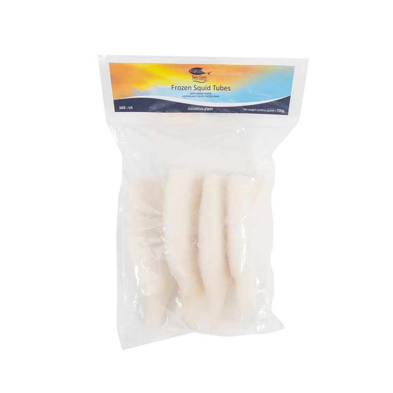 SEAGEM Squid Tubes U5 1kg (700gnet) (Frozen)