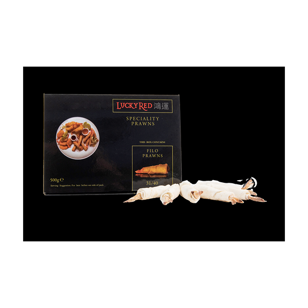 LUCKY RED Filo Prawn 31/40 500g (Frozen)