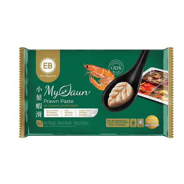 EB Prawn Paste Small Leaf 130g (Frozen)