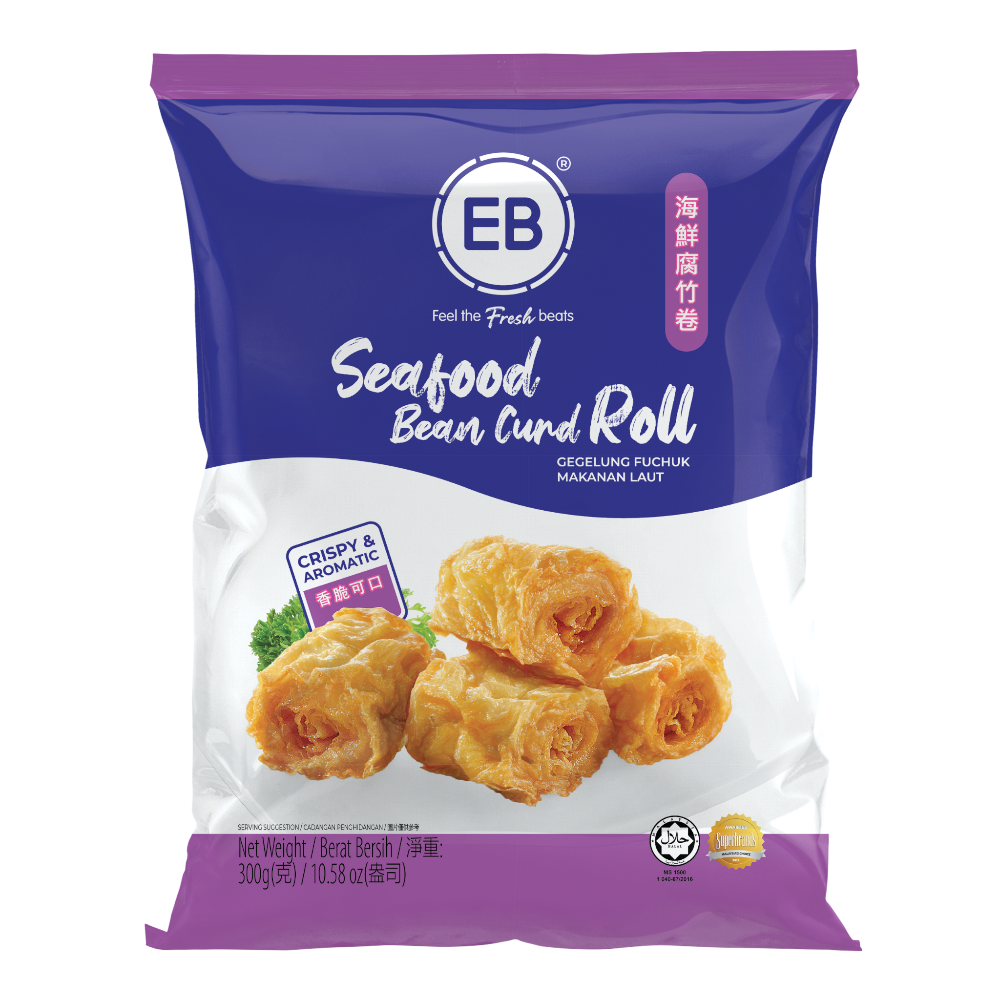 EB Seafood Bean Curd Roll 300g (Frozen)