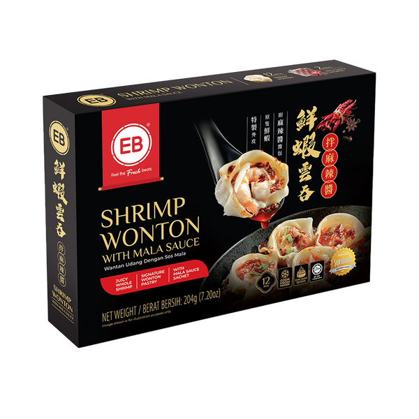 EB Shrimp Wonton with Mala Sauce 204g (Frozen)