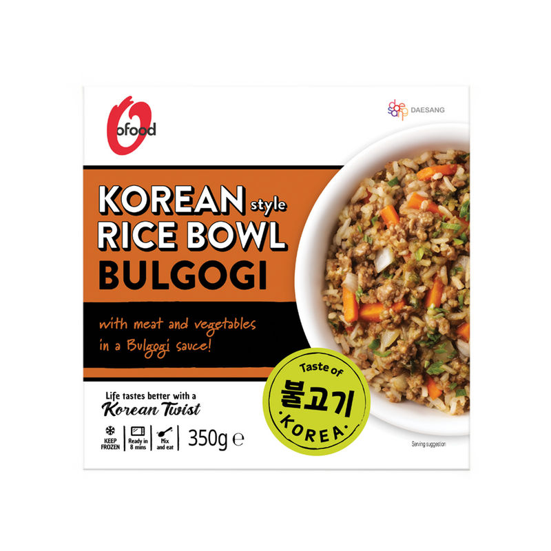 DS O'FOOD Korean Style Rice Bowl Bulgogi 350g (Frozen)