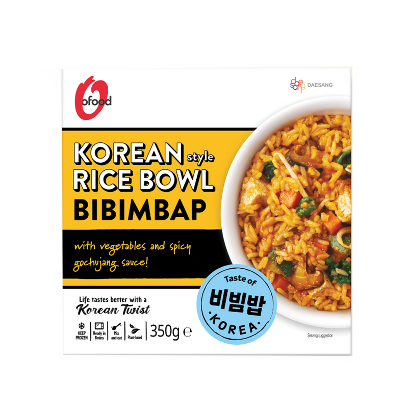 DS O'FOOD Korean Style Rice Bowl Bibimbap 350g (Frozen)