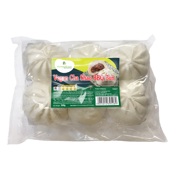 The Plantbase Store Vegan Cha Shao BBQ Bun 500g (Frozen)