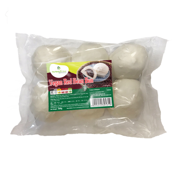The Plantbase Store Vegan Red Bean Bun 500g (Frozen)
