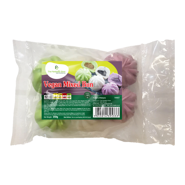The Plantbase Store Vegan Mixed Bun 250g (Frozen)