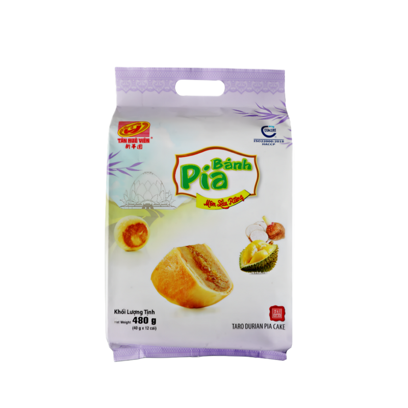 Tan Hue Vien Durian & Taro Mini Cake 480g (Frozen)