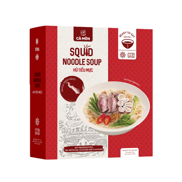 CA MEN Squid Noodle Soup 605G (Frozen)