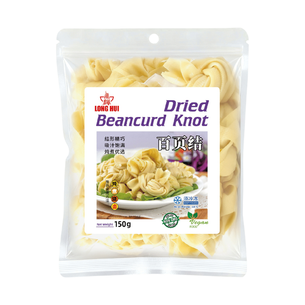 LONGHUI Dried Beancurd Knot 150g (Frozen)
