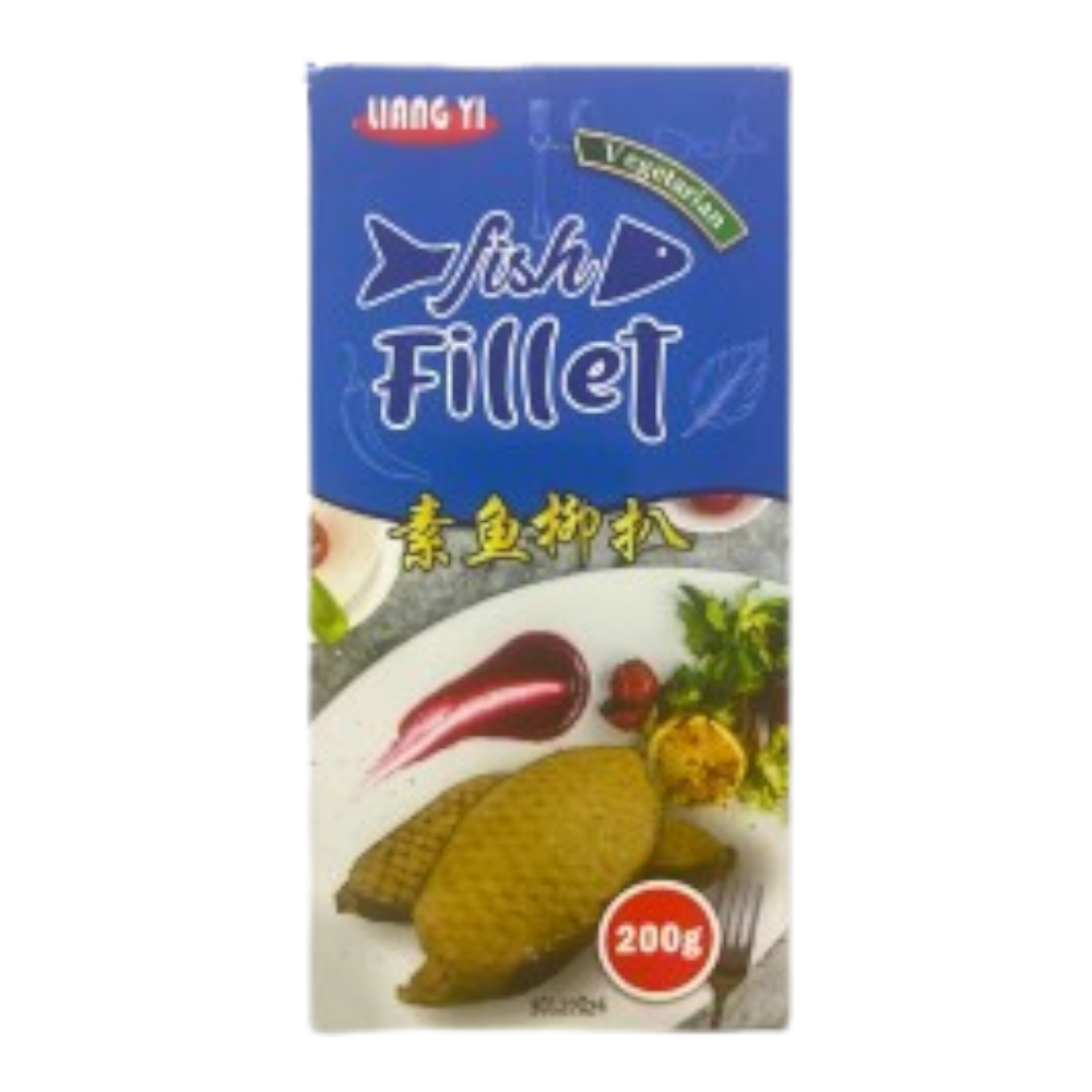 Long Li Fish Fillet Liang Yi Vegetarian Fish Fillet 200G (Frozen)
