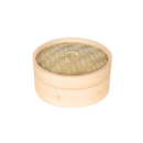Longdan Bamboo Steamer Set 9 Inches (1 base, 1 lid) - Longdan Official