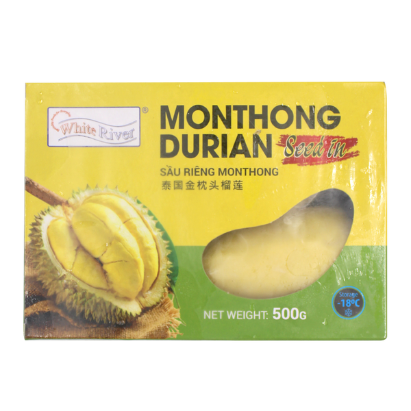White River Frozen Monthong Durian Seed In 500G (Frozen)