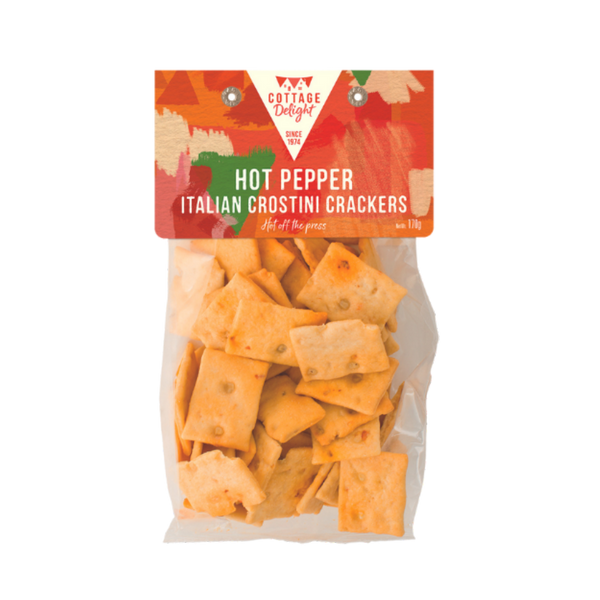 COTTAGE DELIGHT Hot Pepper Italian Crostini Crackers 170g - Longdan Official