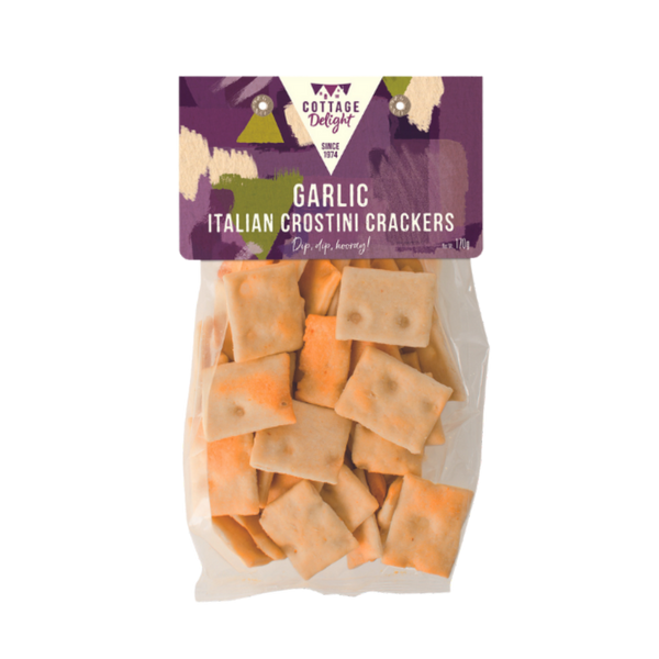 COTTAGE DELIGHT Garlic Italian Crostini Crackers 170g - Longdan Official