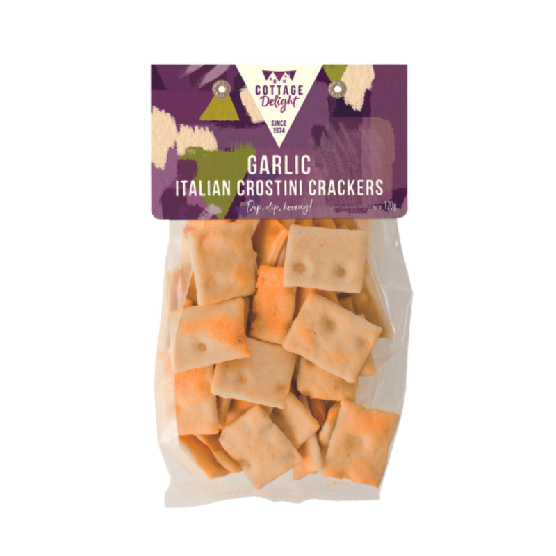 COTTAGE DELIGHT Garlic Italian Crostini Crackers 170g - Longdan Official