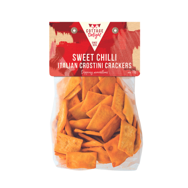 COTTAGE DELIGHT Sweet Chilli Italian Crostini Crackers 170g - Longdan Official