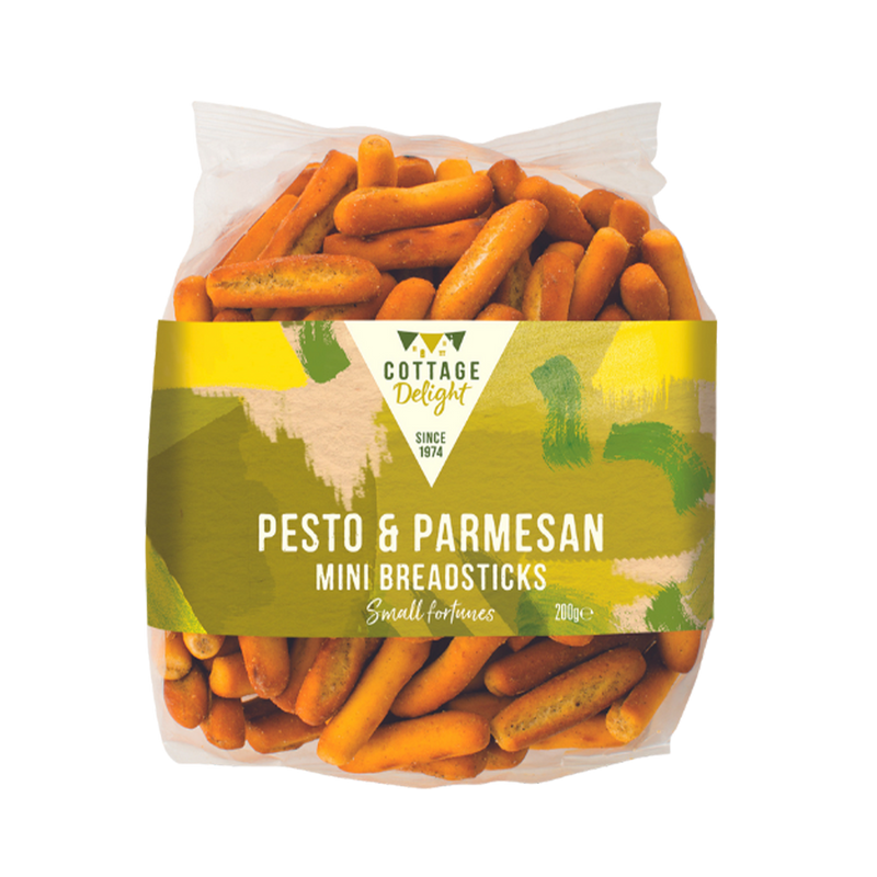 COTTAGE DELIGHT Pesto & Parmesan Mini Breadsticks 200g - Longdan Official