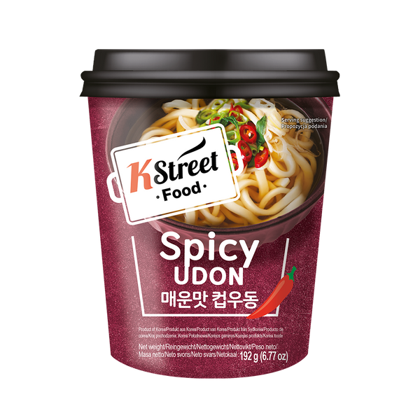 K STREET FOOD Cup Udon Spicy Flavor 192g