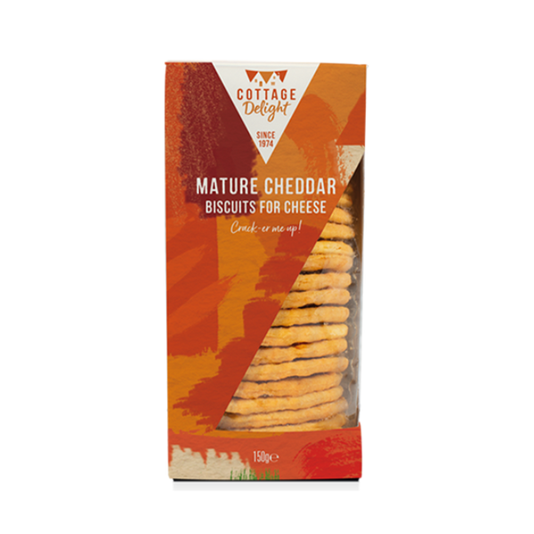 COTTAGE DELIGHT Mature Cheddar Biscuits For Cheese 150g - Longdan Official