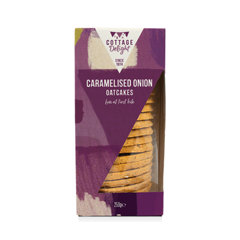 COTTAGE DELIGHT Caramelised Onion Oatcakes 250g - Longdan Official