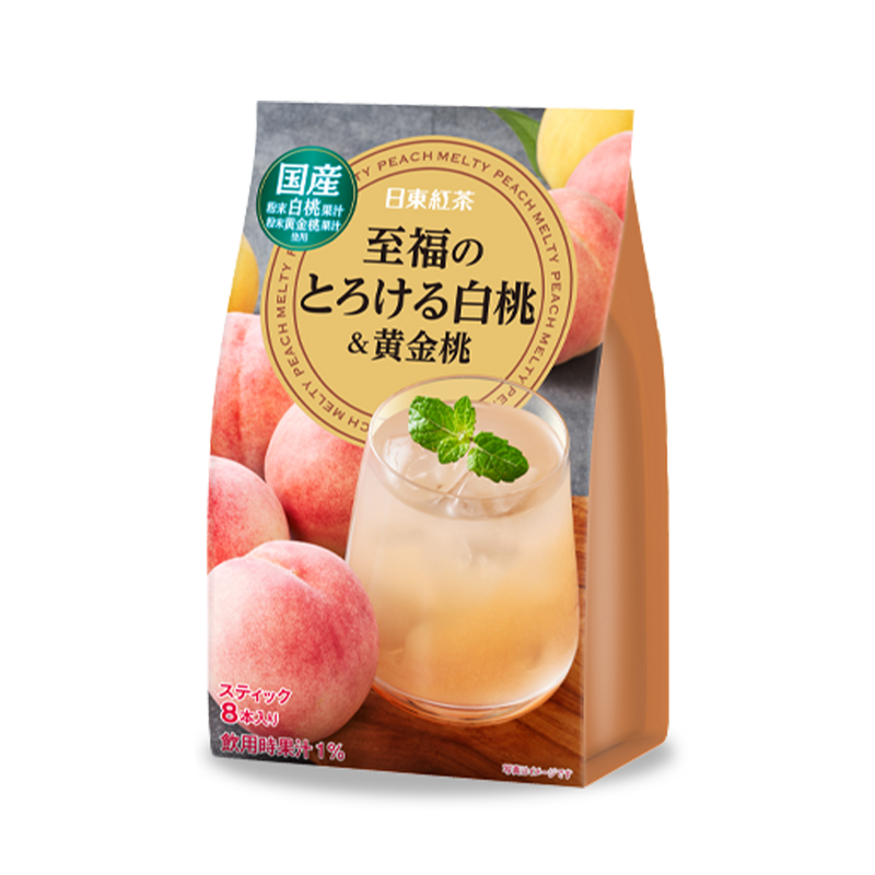 NITTO Royal Tea Melty Peach Flavour (8 Sticks) 88g