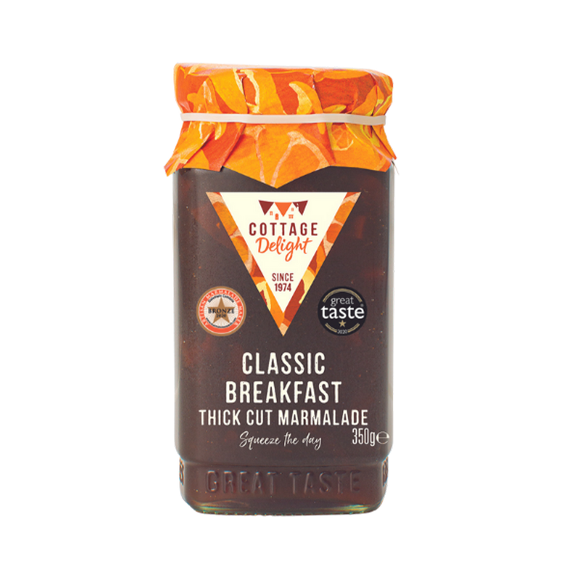 COTTAGE DELIGHT Classic Breakfast Thick Cut Marmalade 350g - Longdan Official