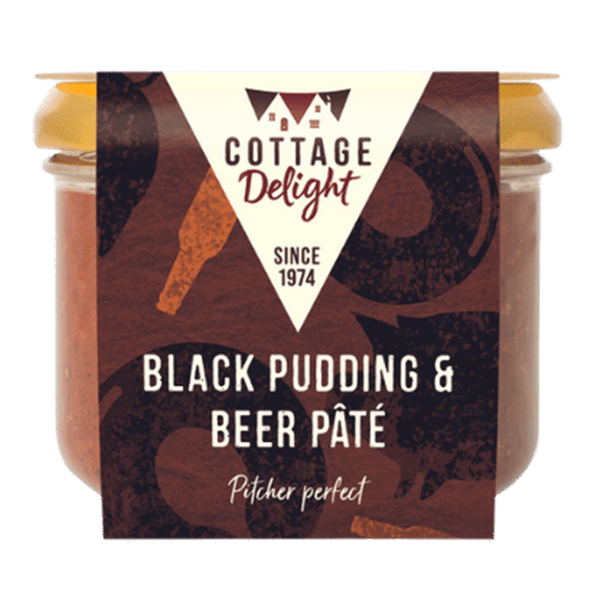 COTTAGE DELIGHT Black Pudding & Beer Pate 180g - Longdan Official