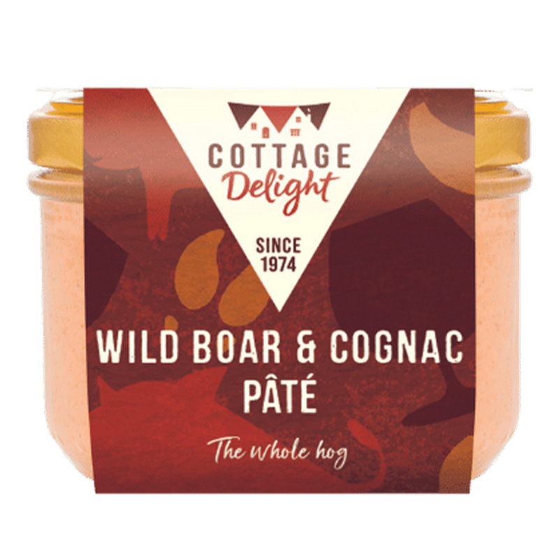 COTTAGE DELIGHT Wild Boar & Cognac Pate 190g - Longdan Official