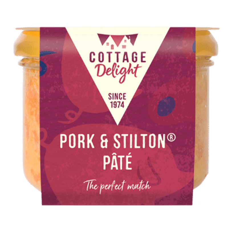 COTTAGE DELIGHT Pork & Stilton Pate 180g - Longdan Official