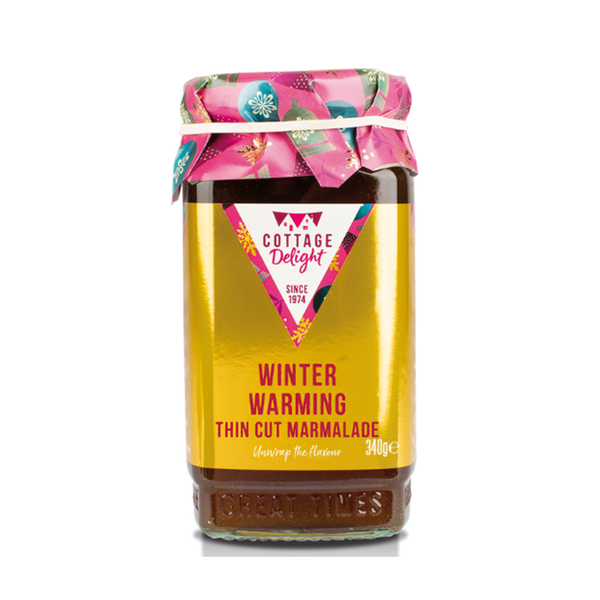 COTTAGE DELIGHT Winter Warming Thin Cut Marmalade 340g - Longdan Official