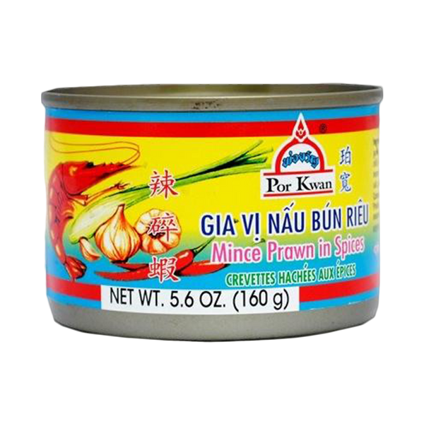 Por Kwan Minced Prawn 160g Tin - Longdan Official Online Store