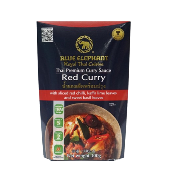 BLUE ELEPHANT Thai Curry Sauce Red Curry 300g - Longdan Official