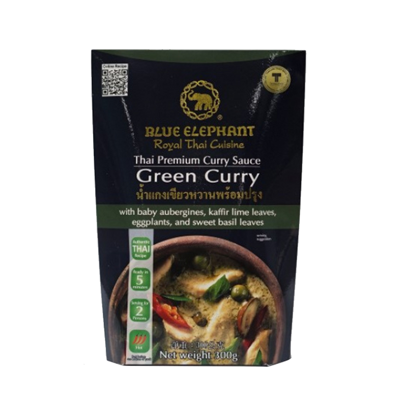 BLUE ELEPHANT Thai Curry Sauce Green Curry 300g - Longdan Official