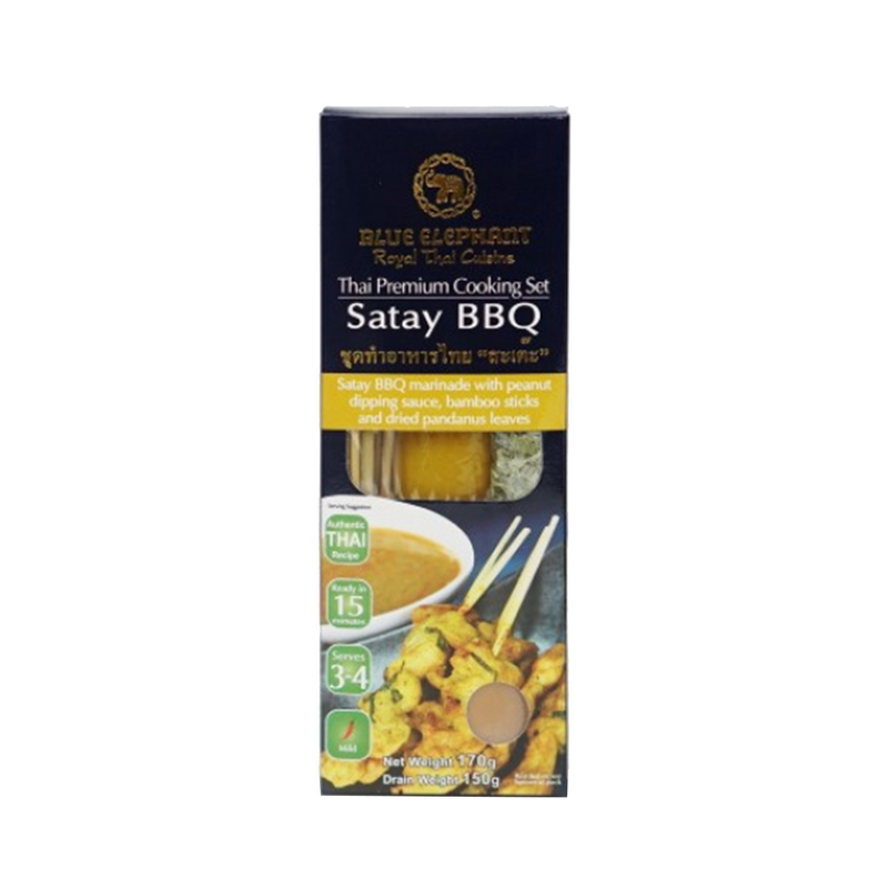 BLUE ELEPHANT Thai Cooking Set Satay BBQ 170g - Longdan Official