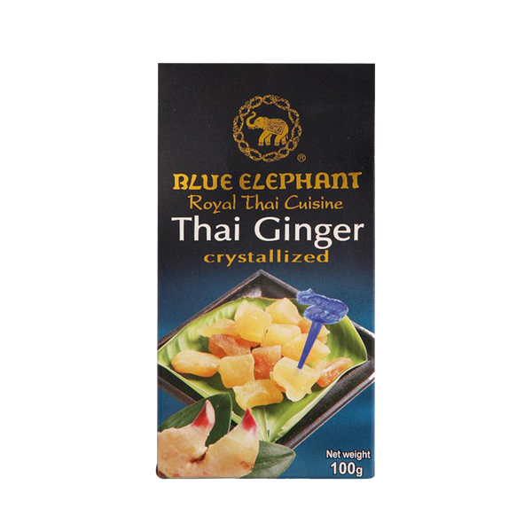 BLUE ELEPHANT Thai Ginger Crystallised 100g - Longdan Official