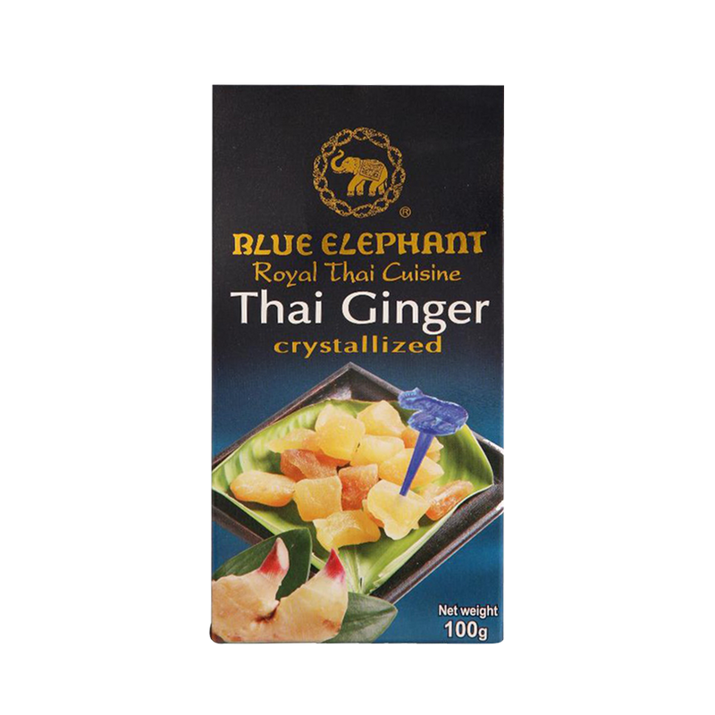 BLUE ELEPHANT Thai Ginger Crystallised 100g - Longdan Official