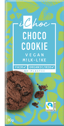 ICHOC Organic Chocolate Bar Choco Cookie 80g - Longdan Official