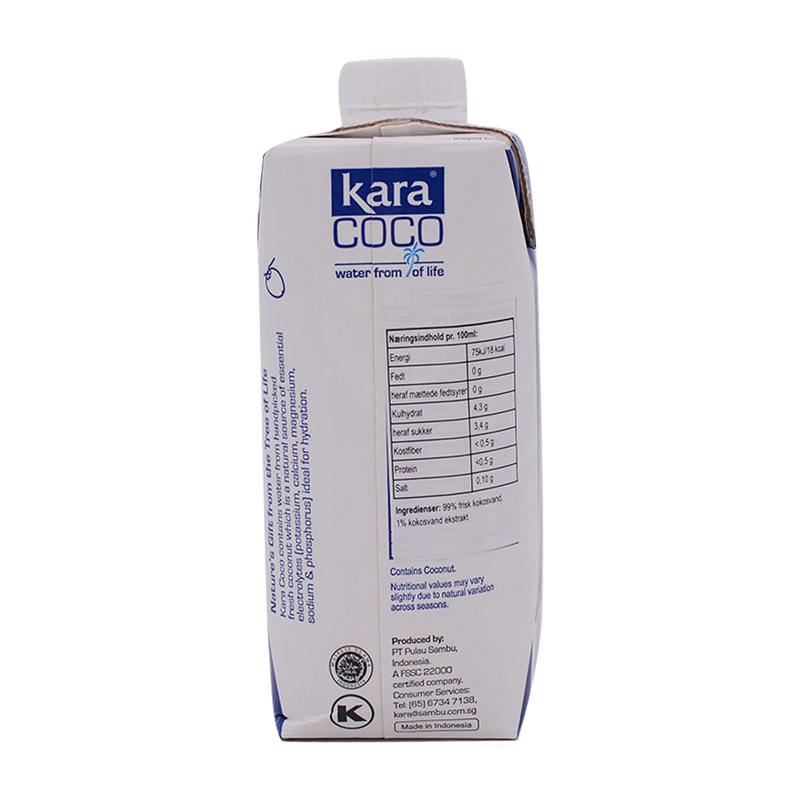 Kara Coco 100% Coconut Water - Longdan Online Supermarket