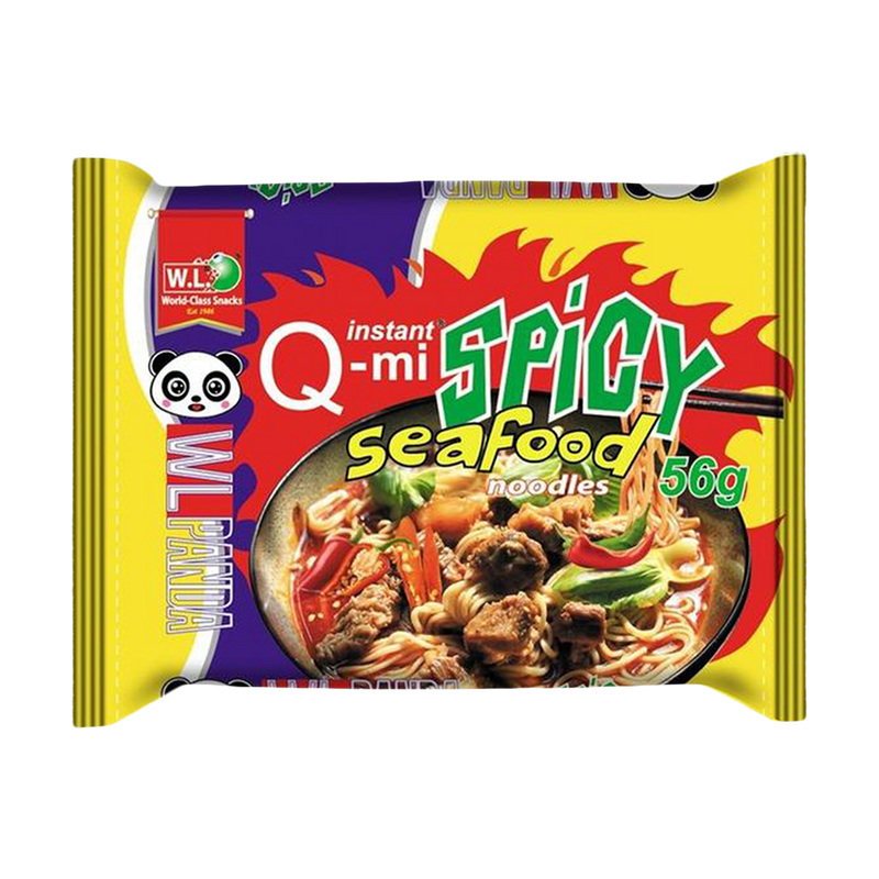 WL Panda Q-Mi Instant Noodles Seafood 56G - Longdan Official Online Store