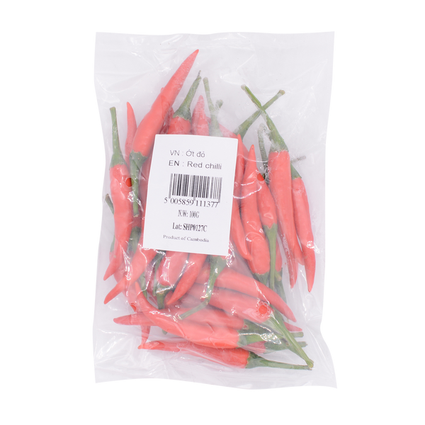 Small Red Chilli (Ot Hiem Do) 100g - Longdan Online Supermarket