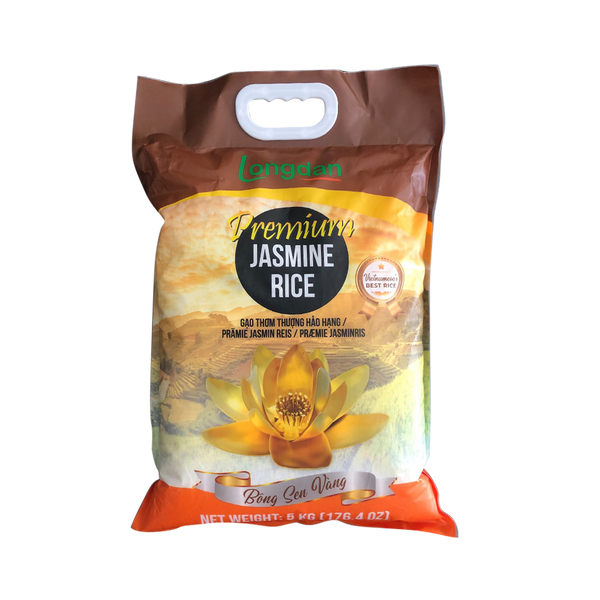 Longdan Premium Jasmine Rice 5kg (Case 2) - Longdan Official