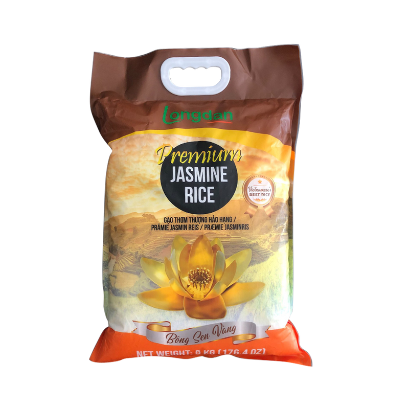 Premium Jasmine Rice Rice Longdan Premium Jasmine Rice 5kg (Case 2)