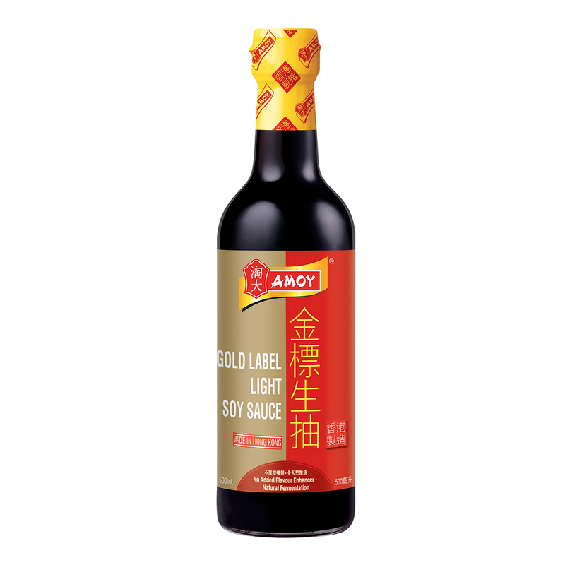 AMOY Gold Label Light Soy Sauce 500ml - Longdan Official Online Store