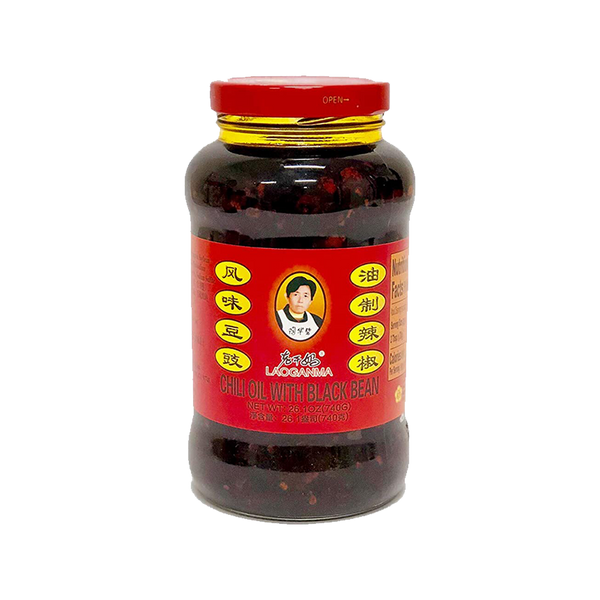LAO GAN MA Preserved Black Beans in Chilli Oil 740g - Longdan Official Online Store