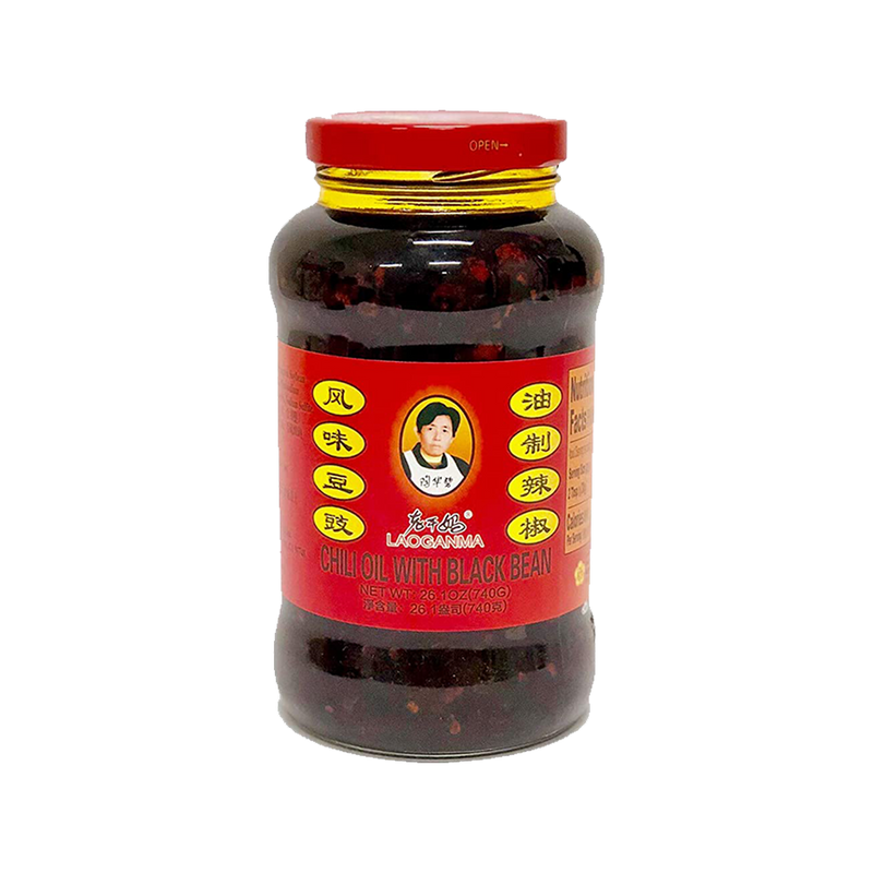 LAO GAN MA Preserved Black Beans in Chilli Oil 740g - Longdan Official Online Store
