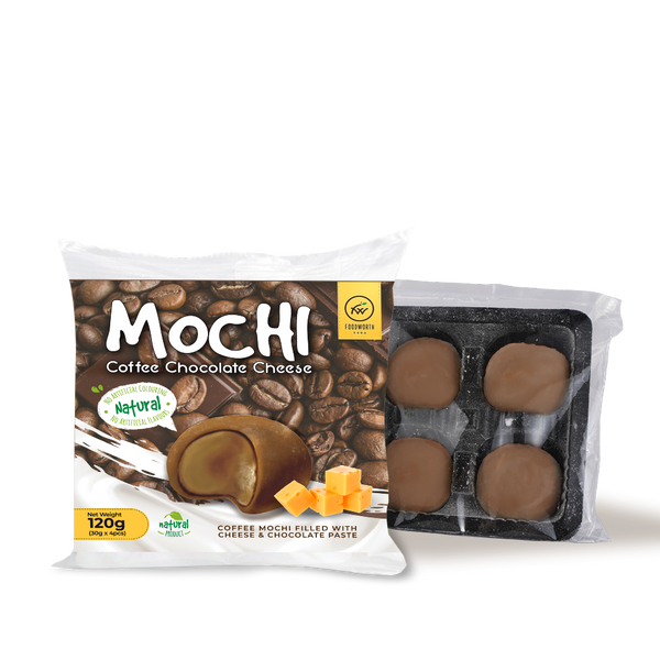 FOODWORTH Coffee Chocolate Cheese Mochi 120g (Frozen) - Longdan Official Online Store