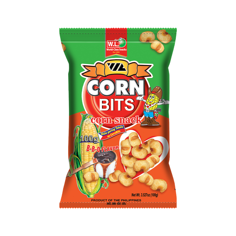 WL Corn Bits Snack BBQ Flavor 100G - Longdan Official Online Store