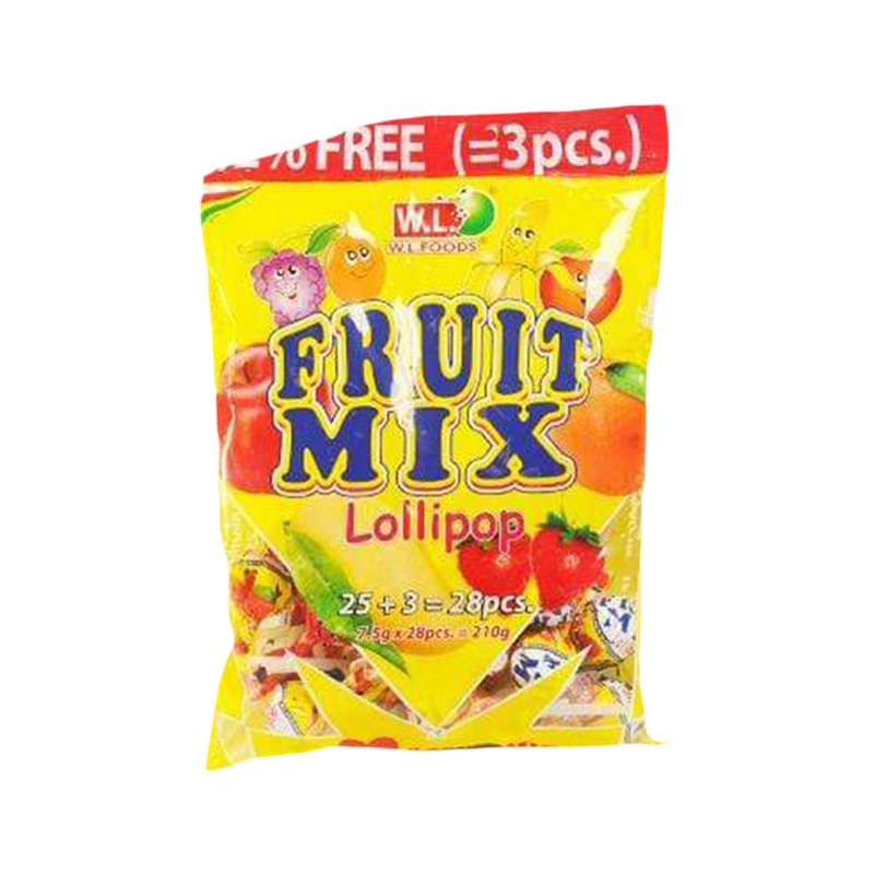 WL Fruit Mix Lollipop 7.5G x 28 - Longdan Official Online Store